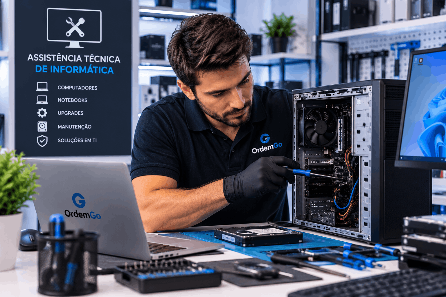 Sistema para assistência técnica de informática