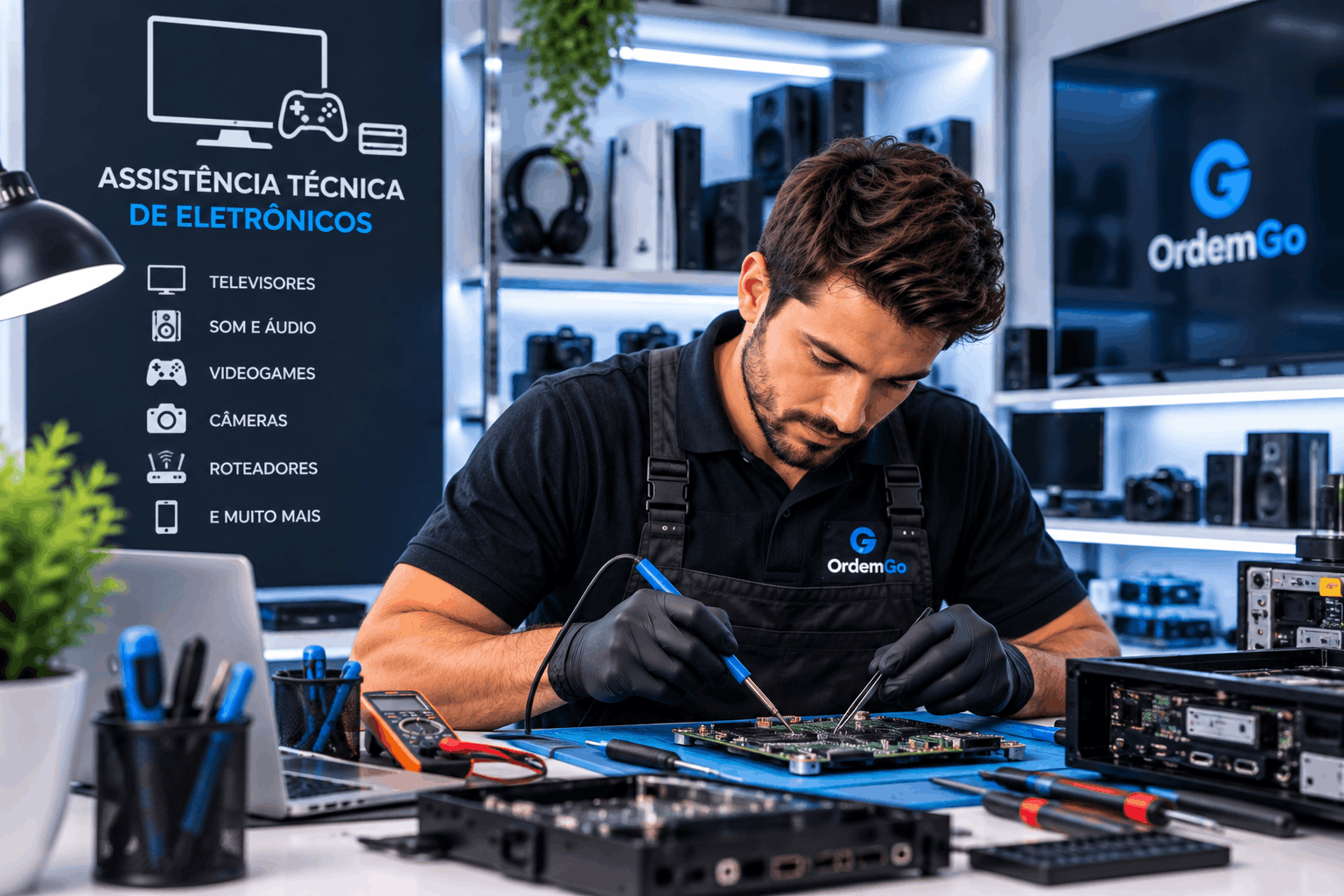 Sistema para assistência técnica de eletrônicos